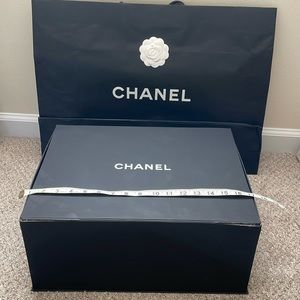 Chanel large gift box and paper bag